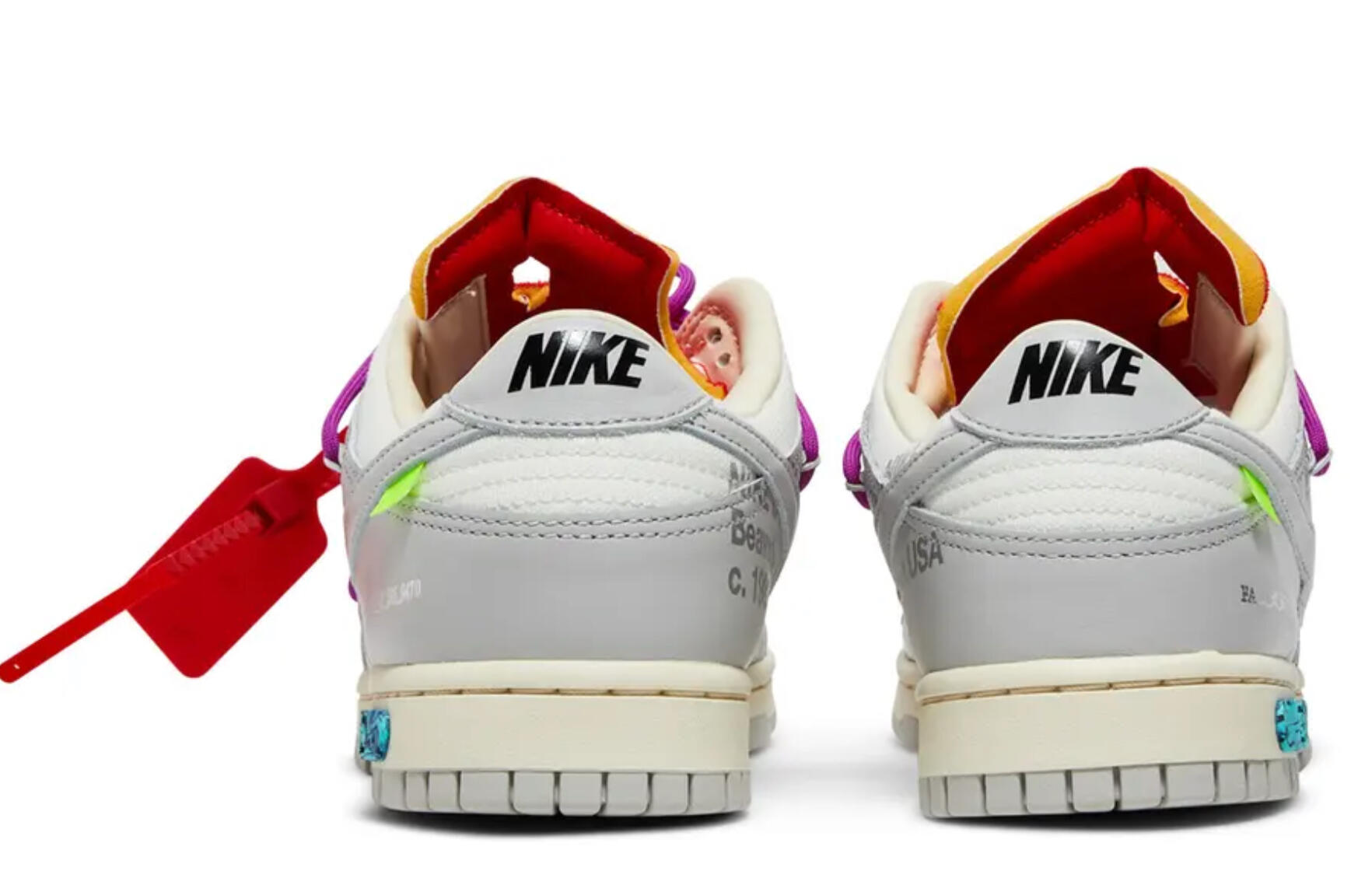 Off-White x Nike Dunk Low 'Lot 45 of 50'