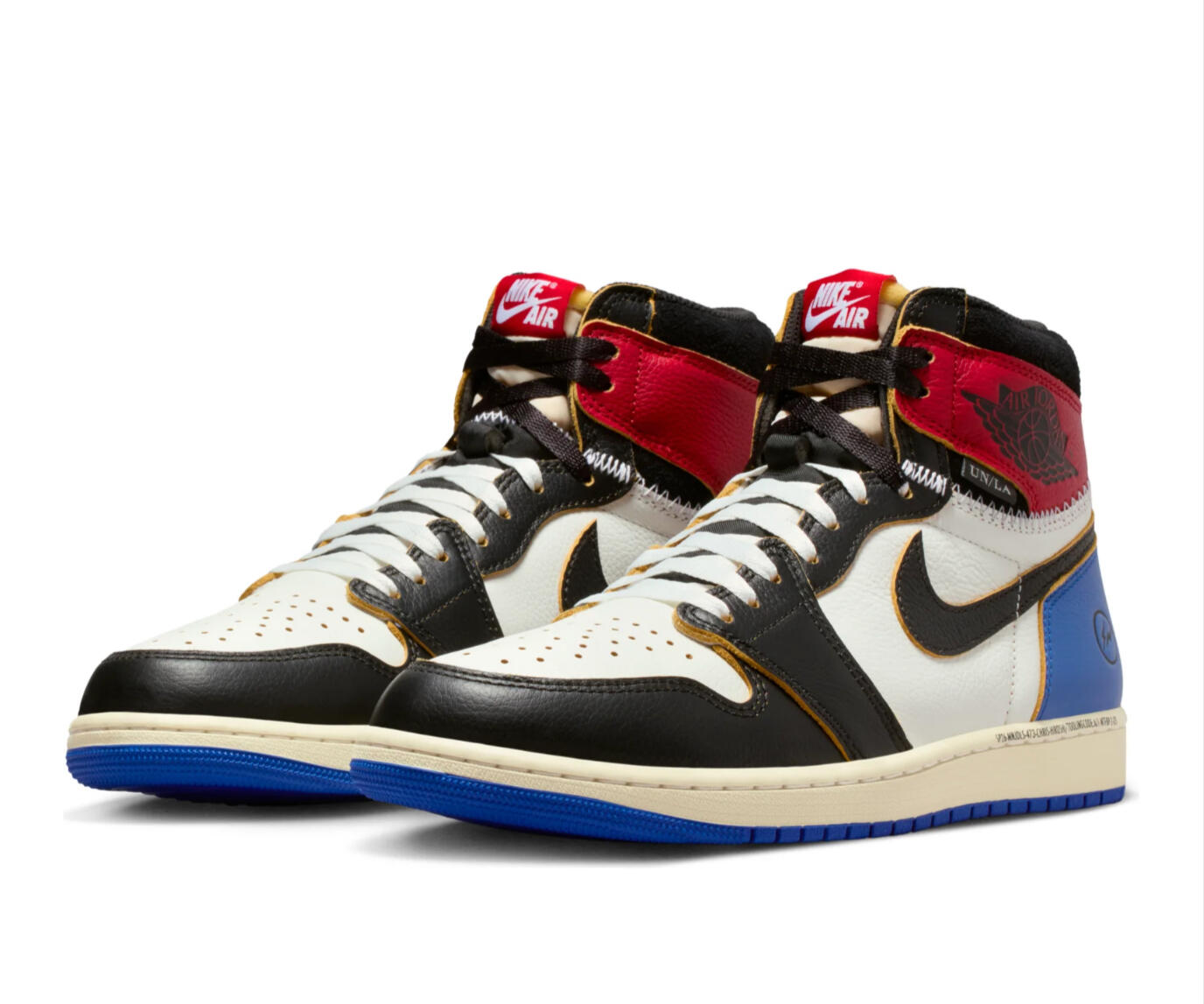 Air Jordan 1 Retro High x Fragment x Union LA OG SP 'Varsity Red Sport Royal'