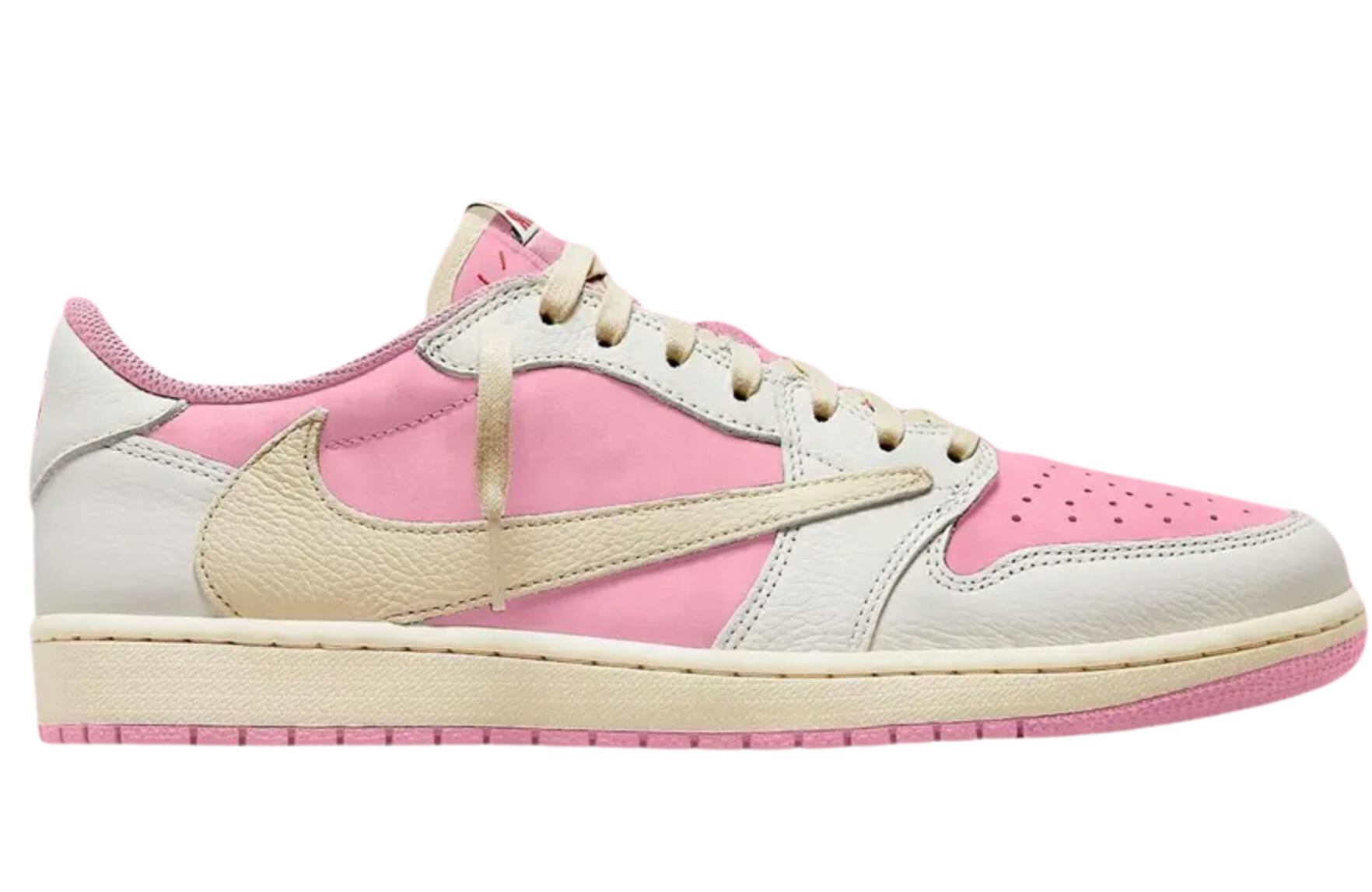 ravis Scott x Air Jordan 1 Retro Low OG 'Muslin Pink'